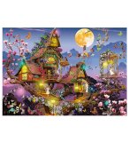 PUZZLE LA CABANE ENCHANTEE DES FEES PAPILLONS 500 PIECES - MONDE FEERIQUE ET FANTASTIQUE - EDUCA - 19554