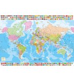 PUZZLE LA CARTE DU MONDE 1500 PIECES - COLLECTION PAYS - EDUCA - 18500