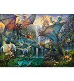 PUZZLE LA FORET MAGIQUE DES DRAGONS 9000 PIECES - COLLECTION MONDE FANTASTIQUE - RAVENSBURGER - 16721