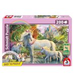 PUZZLE LA LICORNE ET SES POULAINS 200 PIECES - ANIMAUX FANTASTIQUES - SCHMIDT - 56540