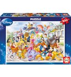 PUZZLE LA PARADE DES HEROS DISNEY : 101 DALMATIENS - BAMBI - BALOO - ALADDIN  200 PIECES - EDUCA - 13289