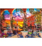 PUZZLE LA VILLE DES AMOUREUX : VENISE ET LES GONDOLES 4000 PIECES - COLLECTION VILLE ITALIE - EDUCA - 20313