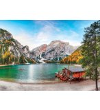 PUZZLE LAC BRAIES EN AUTOMNE 3000 PIECES - COLLECTION PAYSAGE ITALIE - EDUCA 19281