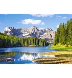 PUZZLE LAC DE MISURINA - MONTAGNE 3000 PIECES - COLLECTION PAYSAGE D'ITALIE