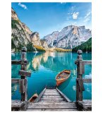 PUZZLE LE LAC DE BRAIES 500 PIECES - COLLECTION PAYSAGE - CLEMENTONI - 35538