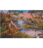 PUZZLE LE REGNE DES ANIMAUX 3000 PIECES - COLLECTION ANIMAUX SAUVAGES DE LA SAVANE - RAVENSBURGER - 164653