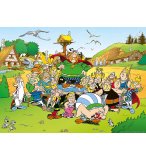 PUZZLE LE VILLAGE D'ASTERIX - OBELIX ET CHIEN IDEFIX - LES ROMAINS - 500 PIECES - COLLECTION DESSIN ANIME - 141975