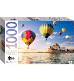 PUZZLE LES MONTGOLFIERES SURVOLENT L'OPERA DE SYDNEY 1000 PIECES - COLLECTION VILLE D'AUSTRALIE