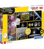 PUZZLE LES PLANETES ET L'ESPACE - 180 PIECES - COLLECTION NATIONAL GEOGRAPHIC - CLEMENTONI - 29206