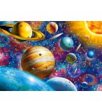 PUZZLE LES PLANETES ET LE SYSTEME SOLAIRE 1000 PIECES - COLLECTION ESPACE 