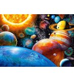 PUZZLE LES PLANETES ET LE SYSTEME SOLAIRE 180 PIECES - COLLECTION ESPACE / UNIVERS - CASTORLAND