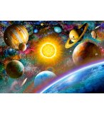 PUZZLE LES PLANETES ET LE SYSTEME SOLAIRE 500 PIECES - COLLECTION ESPACE / UNIVERS - CASTORLAND