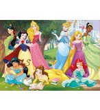 PUZZLE LES PRINCESSES DANS LE PARC DU CHATEAU FEERIQUE 500 PIECES - COLLECTION DISNEY - EDUCA - 17723