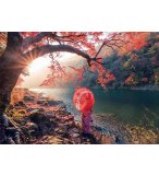 PUZZLE LEVER DU SOLEIL SUR LE FLEUVE KASTSURA 1000 PIECES - COLLECTION JAPON - EDUCA 18455