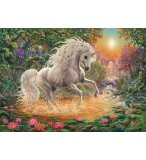 PUZZLE LICORNE BLANCHE DANS LA FORET ENCHANTEE 1000 PIECES - COLLECTION MONDE FANTASTIQUE - RAVENSBURGER 197934