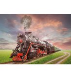 PUZZLE LOCOMOTIVE A VAPEUR 2000 PIECES - COLLECTION TRAIN - EDUCA - 18503