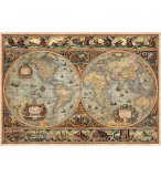 PUZZLE MAPPEMONDE 1000 PIECES - COLLECTION VIEILLE CARTE DU MONDE - EDUCA 20173