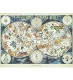 PUZZLE MAPPEMONDE DES ANIMAUX FANTASTIQUES 1500 PIECES - COLLECTION ANIMAUX PREHISTORIQUES - RAVENSBURGER 160037