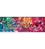 PUZZLE MICKEY ET MINNIE DONALD RIRI FIFI LOULOU : SOIREE DISCO 1000 PIECES - COLLECTION PANORAMA DISNEY - CLEMENTONI - 39660