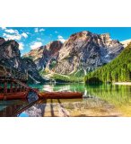 PUZZLE MONTAGNE ET LAC : LES DOLOMITES 1000 PIECES - COLLECTION PAYSAGE D'ITALIE