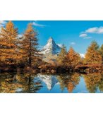 PUZZLE MONTAGNE LE MONT CERVIN EN AUTOMNE 1000 PIECES - COLLECTION PAYSAGE DES ALPES - EDUCA 17973