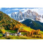 PUZZLE MONTAGNE : LES DOLOMITES 2000 PIECES - COLLECTION PAYSAGE D'ITALIE