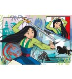 PUZZLE MULAN 104 PIECES - COLLECTION SUPERCOLOR - PRINCESSE DISNEY - CLEMENTONI - 27136