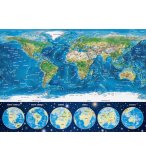 PUZZLE NEON LA CARTE DU MONDE 1000 PIECES - COLLECTION FLUORESCENT - EDUCA - 16760