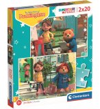 PUZZLE OURS PADDINGTON : A LA MAISON / EN PROMENADE 2 X 20 PIECES - CLEMENTONI - 24788