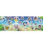 PUZZLE PANORAMA HEROS DISNEY DANS BULLES DE SAVON 1000 PIECES - COLLECTION DISNEY - CLEMENTONI - 39515