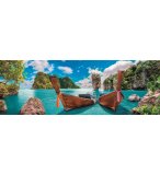 PUZZLE PANORAMA THAILANDE COIN PARADISIAQUE DE PHUKET 1000 PIECES - COLLECTION MER ET PLAGE - CLEMENTONI - 39642