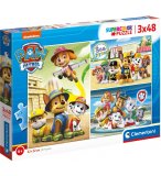 PUZZLE PAT PATROUILLE DANS LA JUNGLE - A LA PLAGE - DANS LA TOUR DE CONTROLE 3 X 48 PIECES - CLEMENTONI - 25262