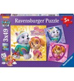 PUZZLE PAT PATROUILLE STELLA ET EVEREST 3 X 49 PIECES - RAVENSBURGER PAW PATROL - 08008