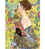 PUZZLE PEINTURE : LA DAME A L'EVENTAIL 1000 PIECES - COLLECTION PEINTRE GUSTAV KLIMT - EDUCA - 19932