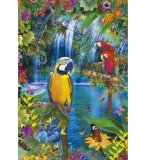 PUZZLE PERROQUET : PARADIS TROPICAL 500 PIECES - COLLECTION ANIMAUX - EDUCA - 15512