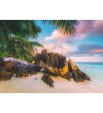 PUZZLE PLAGE PARADISIAQUE DES SEYCHELLES 1000 PIECES - COLLECTION MER ET VACANCES - RAVENSBURGER - 16907