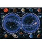 PUZZLE PLANISPHERE ET LES PLANETES - 1500 PIECES COLLECTION ASTROLOGIE - RAVENSBURGER - 16373