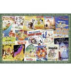 PUZZLE POSTERS VINTAGE 1000 PIECES - COLLECTION DISNEY - RAVENSBURGER - 198740