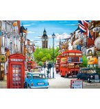 PUZZLE RUE DE LONDRES 1500 PIECES - COLLECTION URBAIN VILLE, ANGLETERRE - CASTORLAND