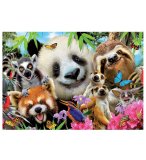 PUZZLE SELFIE D'ANIMAUX AMUSANTS 300 PIECES - PHOTO FUN & HUMOUR - EDUCA - 18610