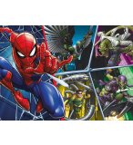 PUZZLE SPIDER-MAN CONTRE VAUTOUR LEZARD ET DOCTEUR OCTOPUS 45 PIECES - SPIDERMAN - NATHAN - 86185