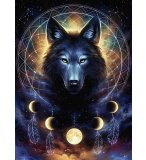 PUZZLE STAR LINE : LA LEGENDE DU LOUP NOIR - COLLECTION NEON - RAVENSBURGER - 13970