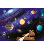 PUZZLE STAR LINE : LE SYSTEME SOLAIRE 500 PIECES - COLLECTION NEON - RAVENSBURGER - 14926