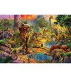 PUZZLE TERRE DES DINOSAURES 1000 PIECES - COLLECTION PREHISTOIRE - EDUCA - 17655