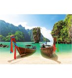 PUZZLE THAILANDE COIN PARADISIAQUE DE PHUKET 1000 PIECES - COLLECTION PAYSAGE OCEAN ET MER - EDUCA - 20283