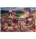 PUZZLE UN SOIR A PARIS, FRANCE 1000 PIECES - PEINTURE, ART, TABLEAU - RAVENSBURGER - 16727