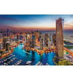 PUZZLE VILLE DE DUBAI QUARTIER DE LA MARINA 1500 PIECES - COLLECTION PAYS - CLEMENTONI - 31814