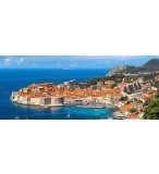 PUZZLE VILLE DE DUBROVNIK ET LE BORD DE MER 4000 PIECES - COLLECTION CROATIE PAYSAGE DE MONTAGNE