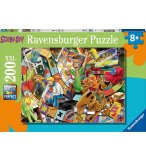 PUZZLE XXL JEU DE PISTE AVEC SCOOBY-DOO 200 PIECES - COLLECTION DESSIN ANIME - RAVENSBURGER - 132805