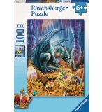 PUZZLE XXL LE TRESOR DU DRAGON 100 PIECES - RAVENSBURGER - 129409